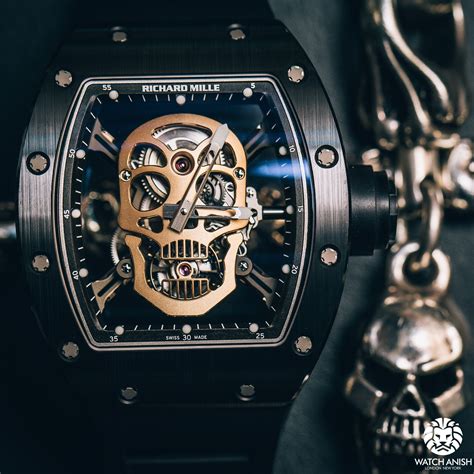 expensive skull watch.